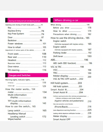 daihatsu mira es 2019 owners manual in english